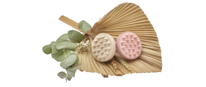 GREEN SHAMPOO BRUSH  Shampoo-/Kopfmassagebürste RoseGREEN rose