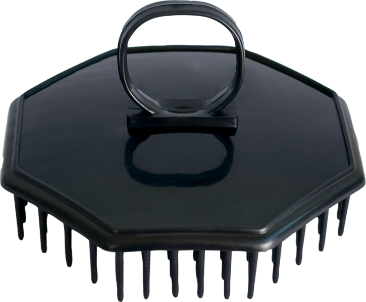 VITA-SCALP Kopfmassagebürste schwarz mit Ring
