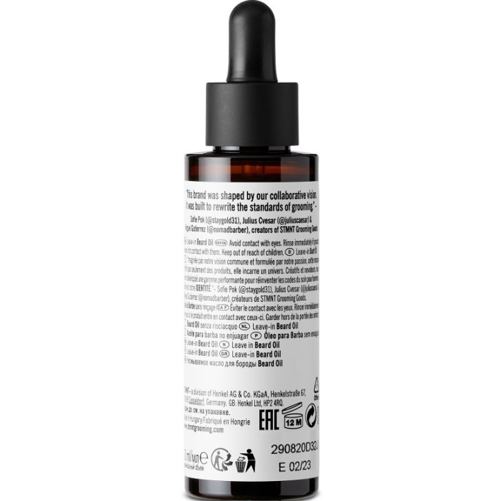 Schwarzkopf STMNT Grooming Goods Beard Oil 50ml
