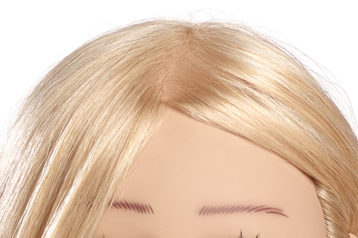 Limage Trainingskopf Tanja lichtblond 25 cm europäisches Echthaar
