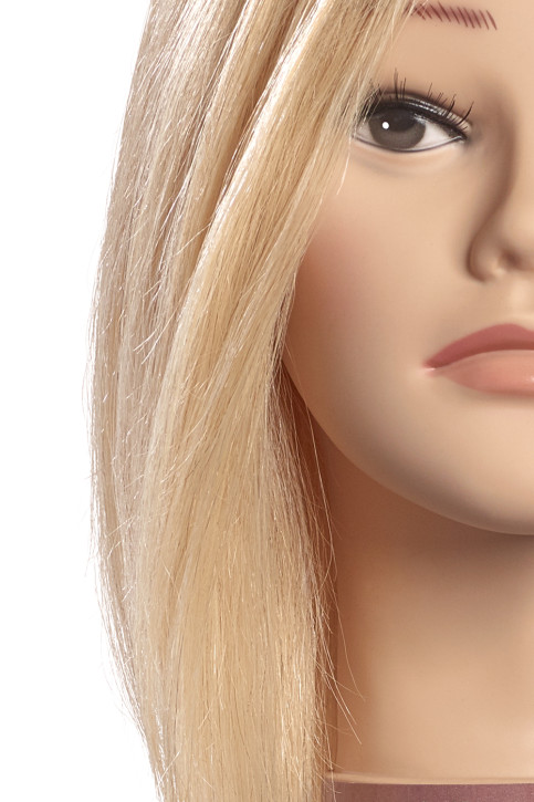 Limage Trainingskopf Tanja lichtblond 25 cm europäisches Echthaar