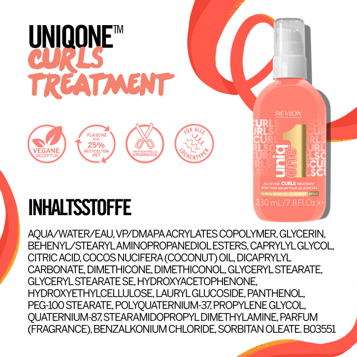 Revlon UniqOne™ Hair Treatment Curls 230ml