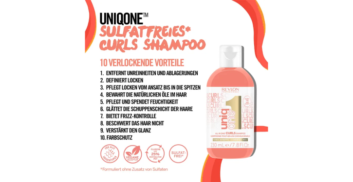 Revlon UNIQONE CURLS SHAMPOO 230ml