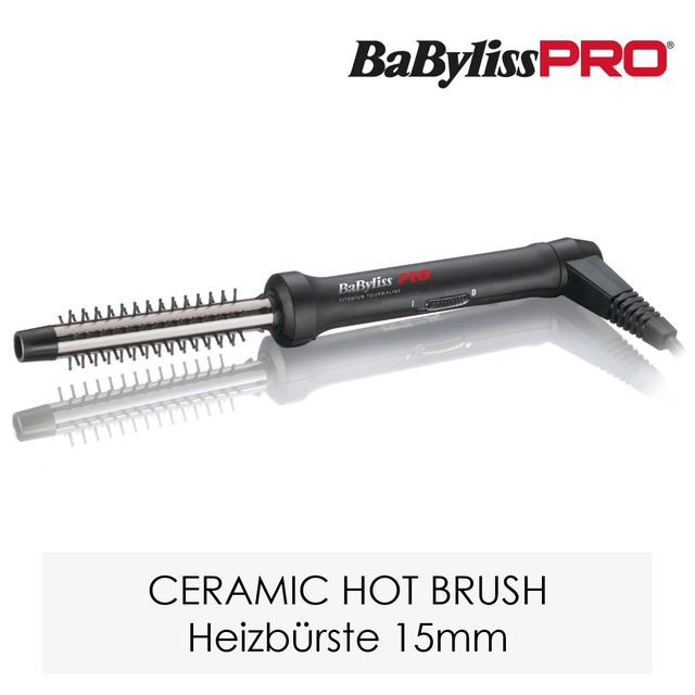 Babyliss PRO Titanium Turmaline Heizzbürste Hot Brush 15 mm BAB288TTE