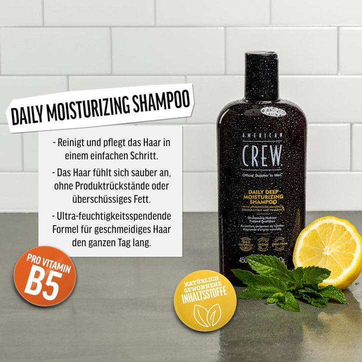 American Crew Daily Moisturizing Shampoo 1000 ml