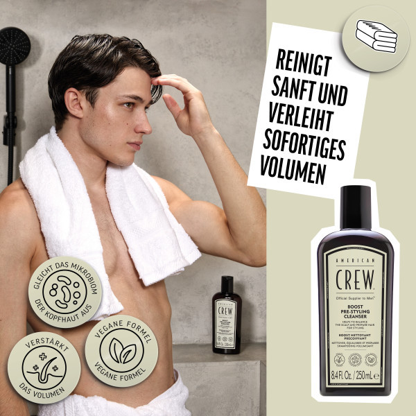 American Crew Boost  Pre-Styling Cleanser 250 ml