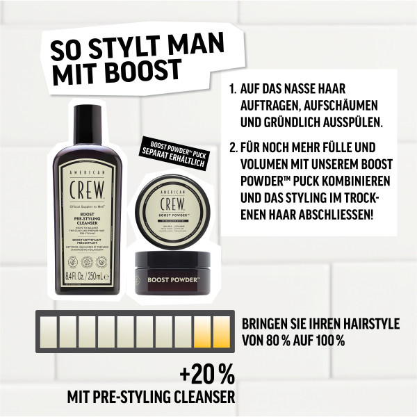 American Crew Boost  Pre-Styling Cleanser 250 ml