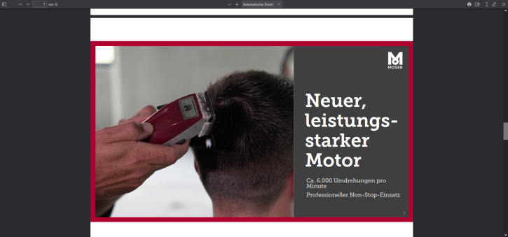 *Ausverkauf Moser HSM 1400 Cordless