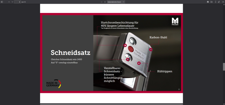 *Ausverkauf Moser HSM 1400 Cordless