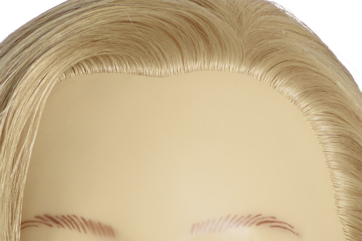 Limage Übungskopf  Sarah lichtblond 25 cm indisches Echthaar