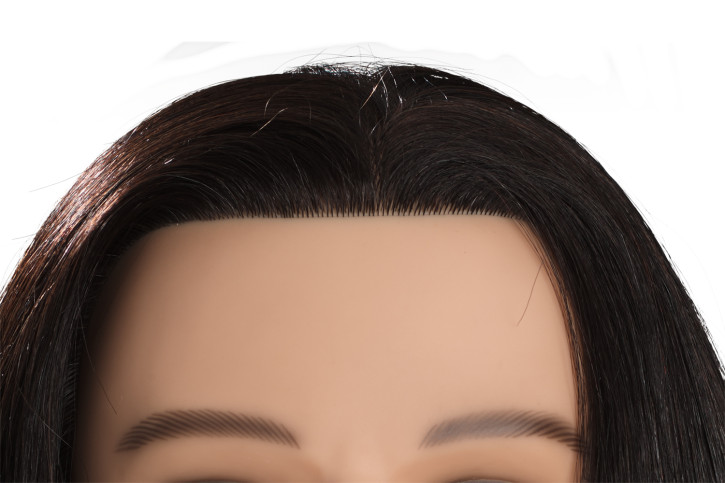 Limage Übungskopf  Franz mittelblond 25 cm indisches Echthaar