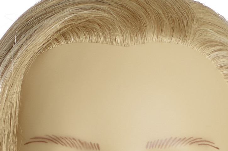 Limage Übungskopf  Carola  lichtblond  35 cm indisches Echthaar