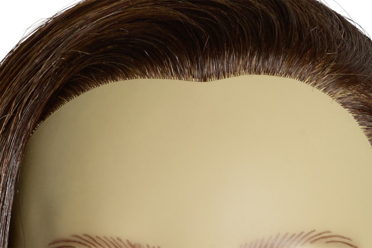 Limage Übungskopf  Lisa  dunkelblond 50 cm chinesisches Echthaar