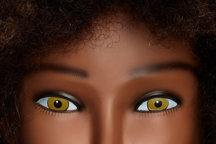 Limage Übungskopf Marsha mittelbraun 20 cm indisches Echthaar