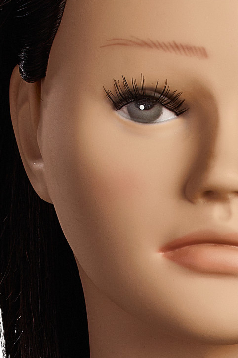 Limage Übungskopf  Sonja mittelbraun 35 cm indisches Echthaar