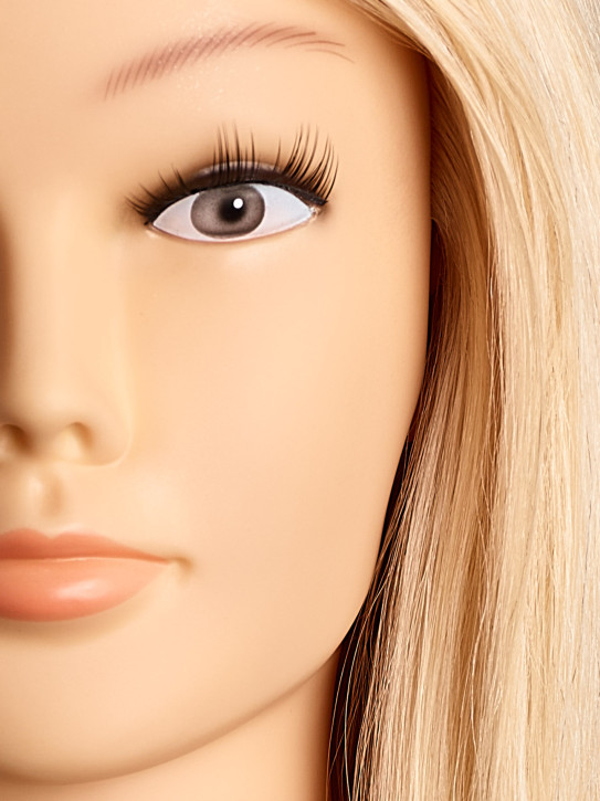 Limage Übungskopf  Verena lichtblond 40 cm indisches Echthaar