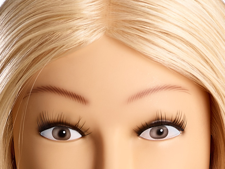 Limage Übungskopf  Verena lichtblond 40 cm indisches Echthaar