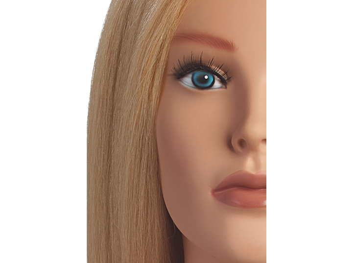Limage Championkopf Gigi lichtblond 60 cm europäisches Echthaar extra viel Haarvolumen