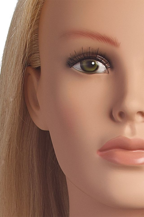 Limage Championkopf Denise lichtblond 70 cm europäisches Echthaar