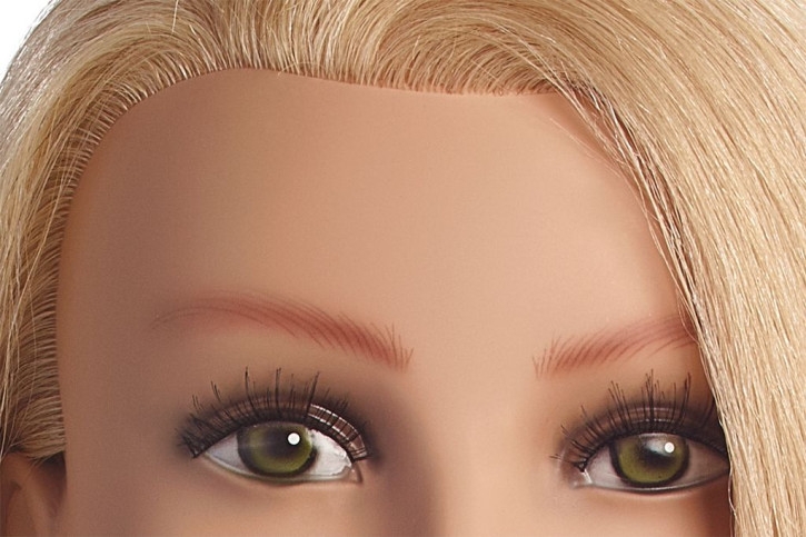 Limage Championkopf Denise lichtblond 70 cm europäisches Echthaar