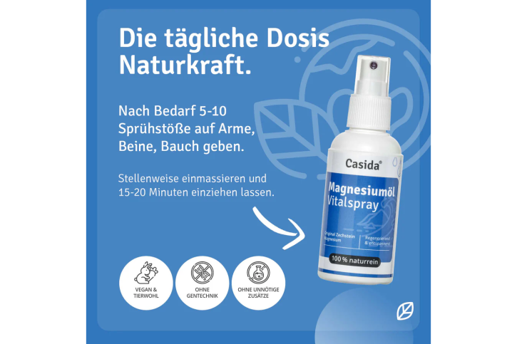 Casida Magnesiumöl Vitalspray  100 ml