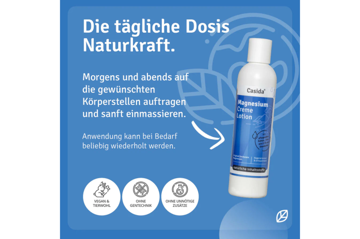 Casida Magnesium Creme Lotion 200 ml