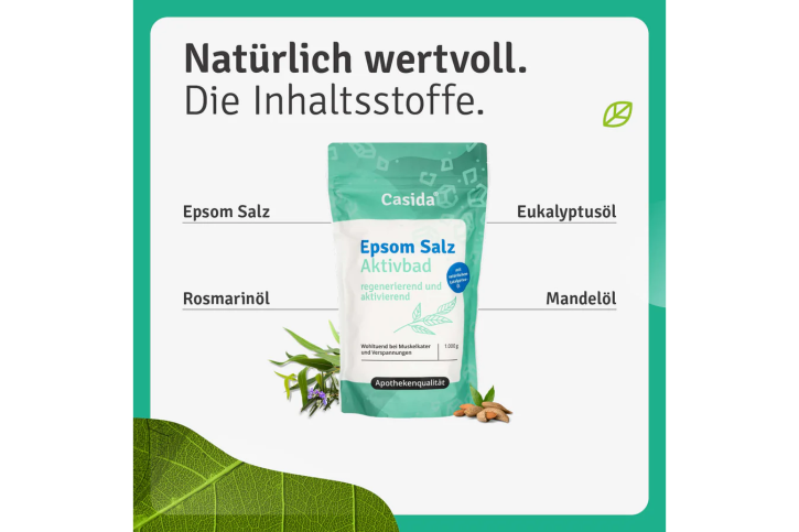 Casida Epsom Salz Aktivbad 1,0 kg