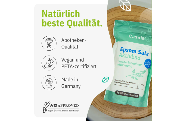 Casida Epsom Salz Aktivbad 1,0 kg