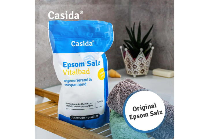 Casida Epsom Salz Vitalbad 1,0 kg