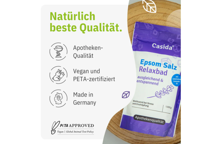 Casida Epsom Salz Relaxbad 1,0 kg
