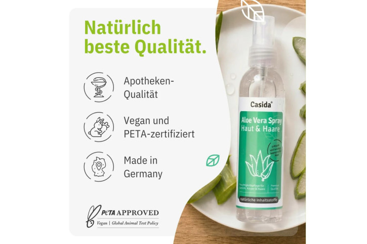 Casida Aloe Vera Spray Haut & Haare 200 ml