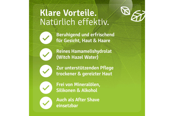 Hamameliswasser - Witch Hazel 100 ml