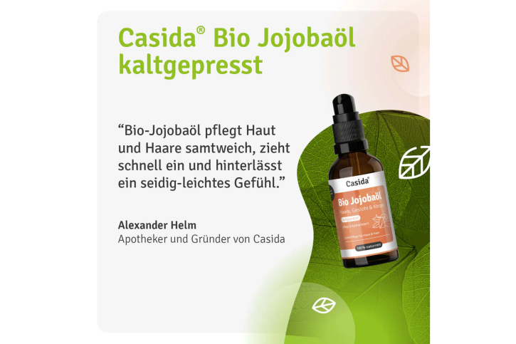 Casida Jojobaöl BIO kaltgepresst  50 ml