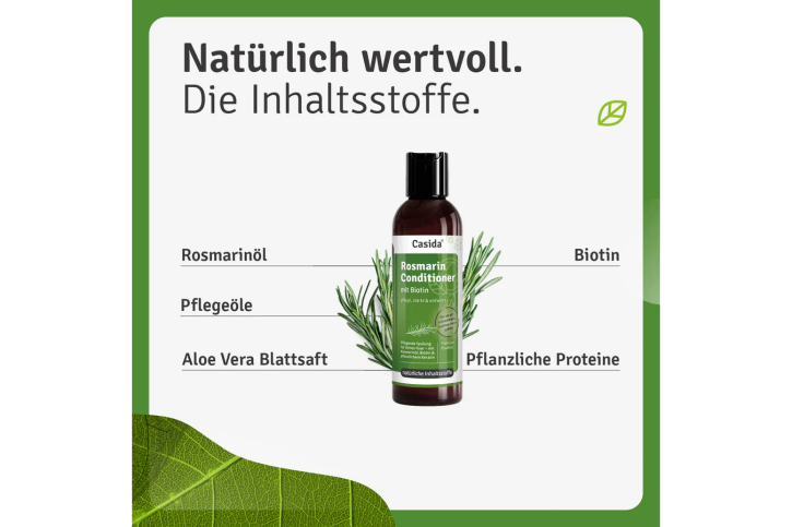 Casida Rosmarin Conditioner mit Biotin 200 ml