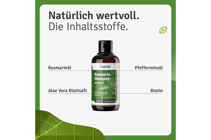 Casida Rosmarin Shampoo mit Biotin 1000 ml