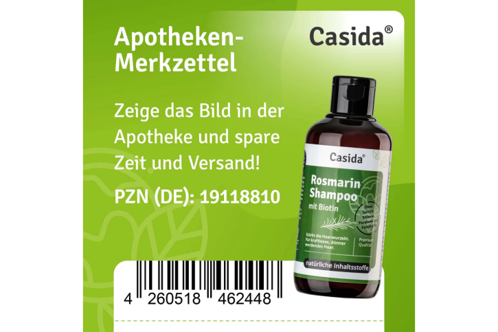 Casida Rosmarin Shampoo mit Biotin 1000 ml