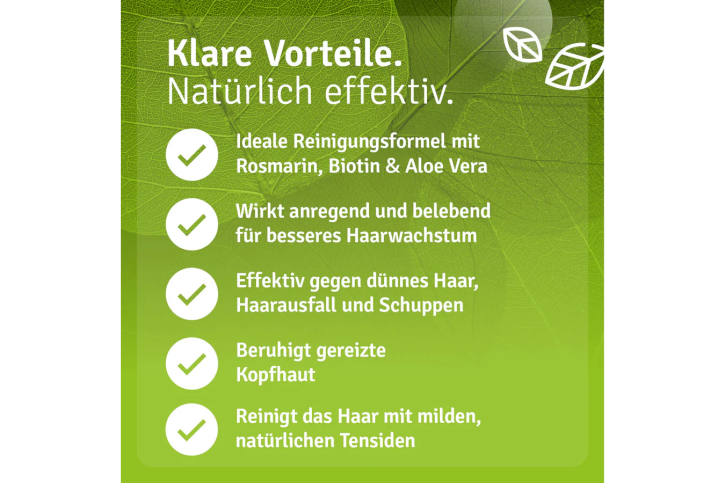 Casida Rosmarin Shampoo mit Biotin 1000 ml