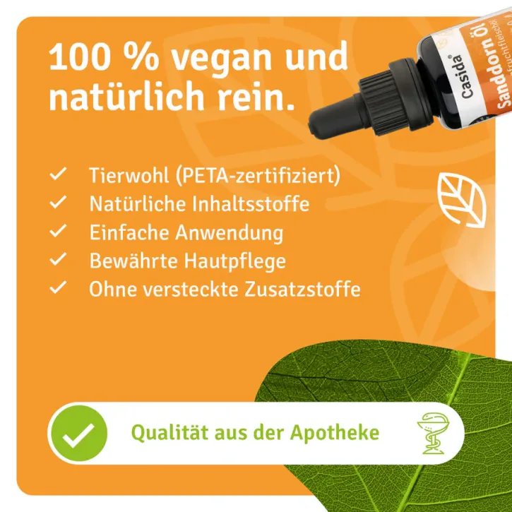Casida Sanddornöl Fruchtfleischöl 30 ml