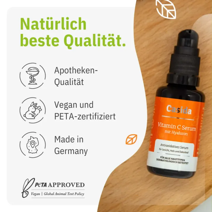 Casida Vitamin C Serum + Hyaluron 30 ml