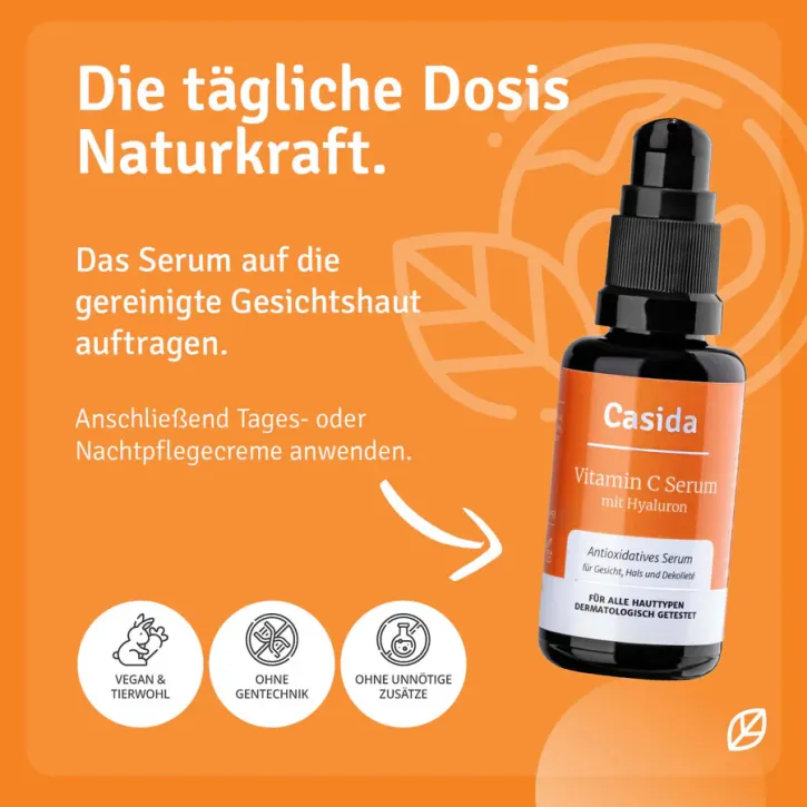 Casida Vitamin C Serum + Hyaluron 30 ml