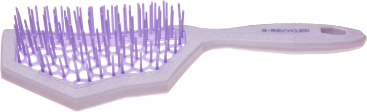 Efalock GLACIER BRUSH Entwirrbürste AuroraGREEN lila