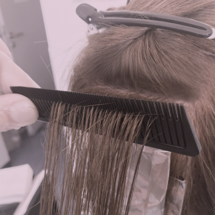 Efalock WEAVE COMB Strähnenkamm pink