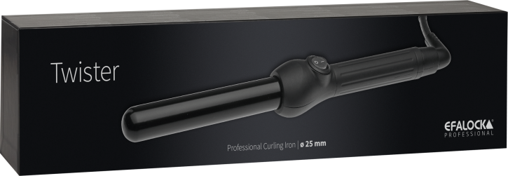 Efalock TWISTER Lockenstab 25mm schwarz
