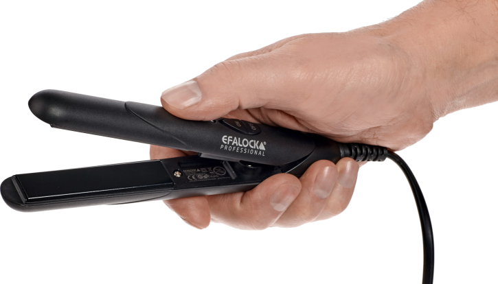 Efalock MICROFLAT Mini-Glätteisen schwarz
