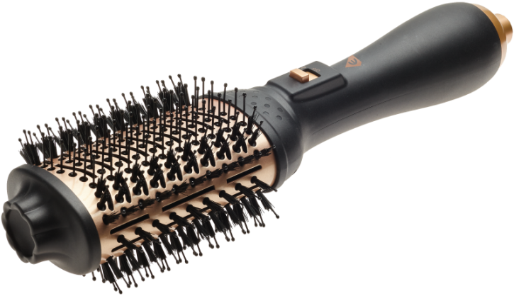 Efalock BIG HOT BRUSH Warmluftbürste schwarz-rosegold