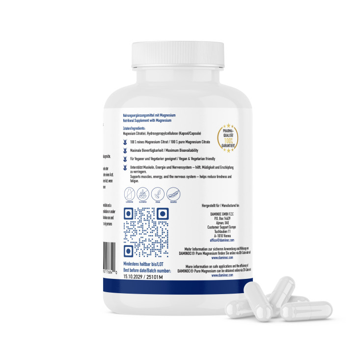 Daminoc® Pure Magnesium, 90 Kapseln