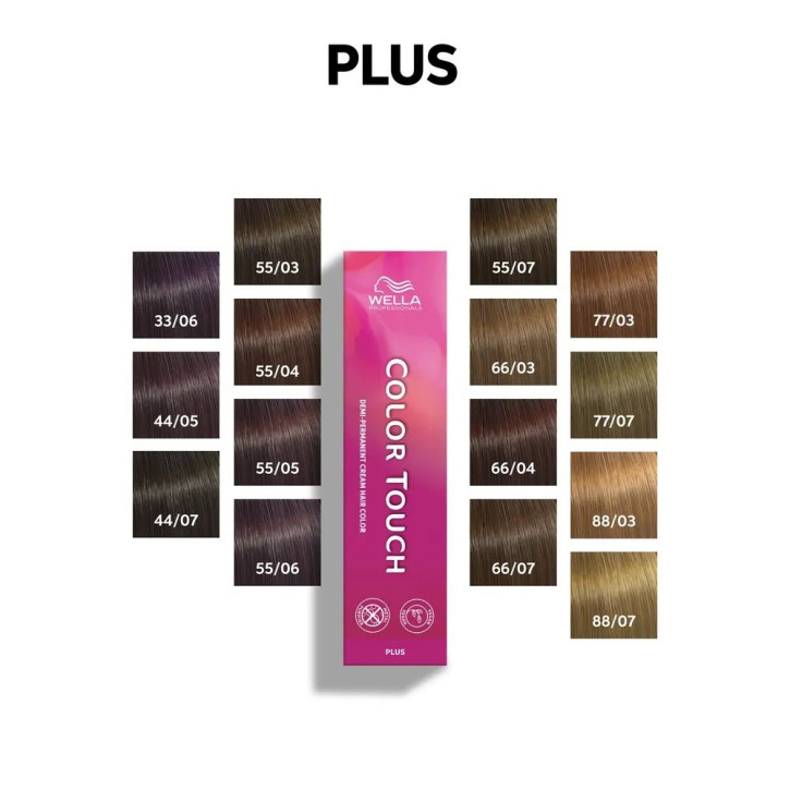 Wella Color Touch Plus 55/07 hellbraun intensiv natur-braun 60ml