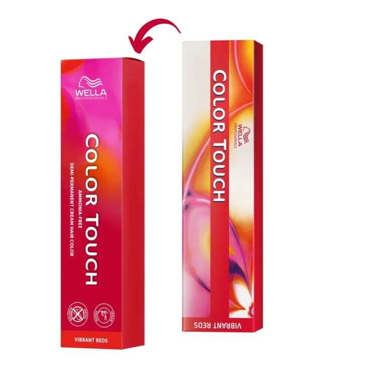 Wella Color Touch  Vibrant Reds P5 55/65 hellbraun intensiv violett-mahagoni 60ml