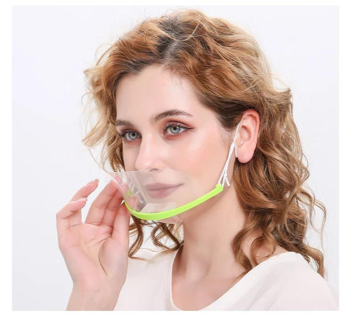 Gesichtsmaske Mundschutz & Nasenschutz verstellbar IN FARBE WEISS