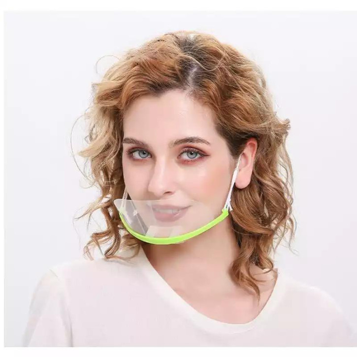 Gesichtsmaske Mundschutz & Nasenschutz verstellbar IN FARBE WEISS